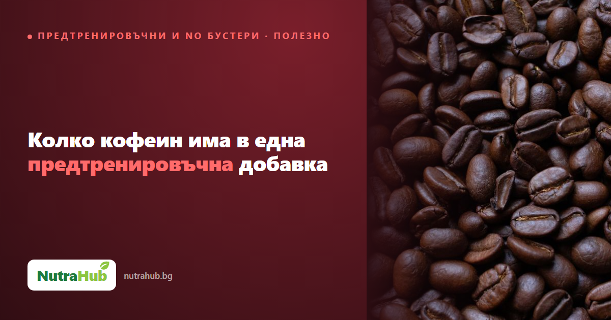 Колко кофеин има в една предтренировъчна добавка