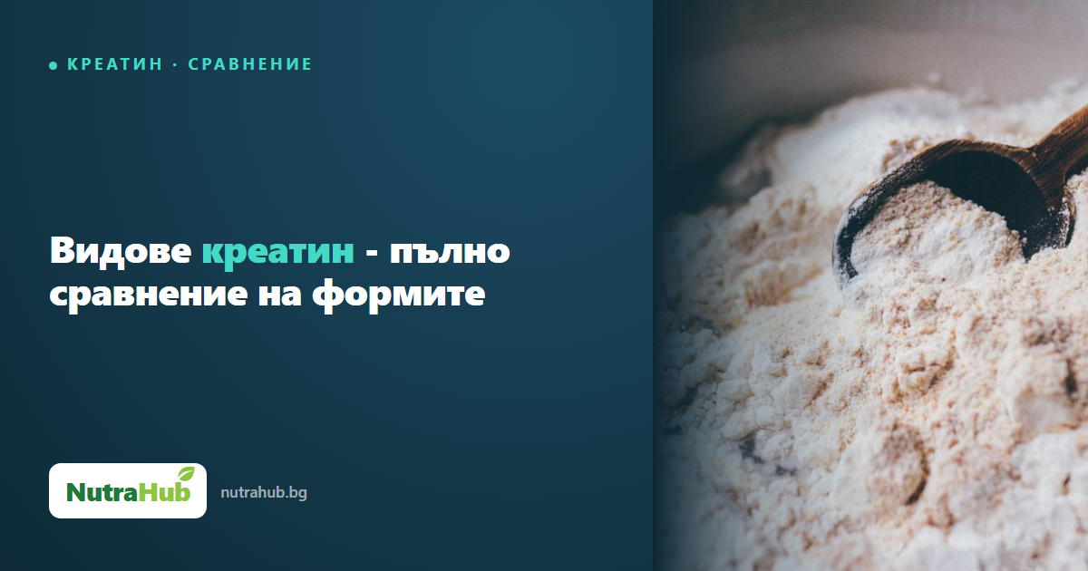 Видове креатин - пълно сравнение на формите