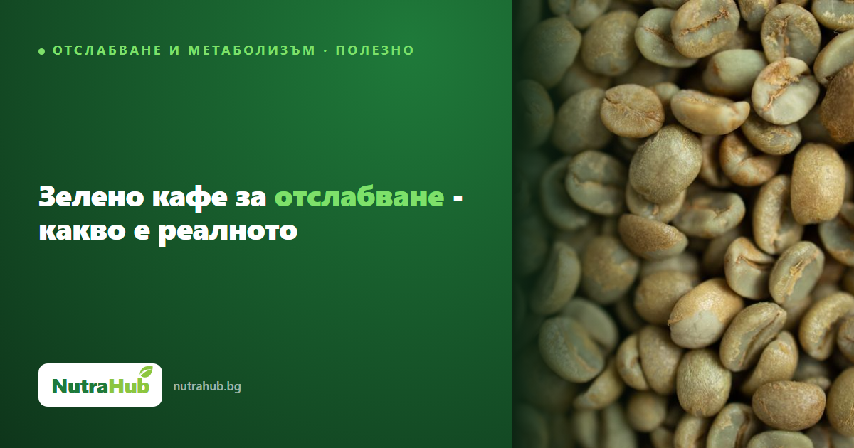 Зелено кафе за отслабване - какво е реалното