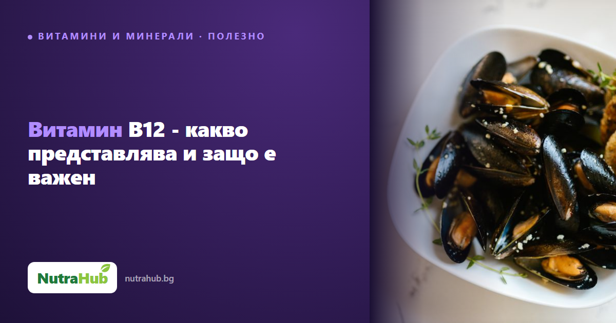 Витамин B12 - какво представлява и защо е важен