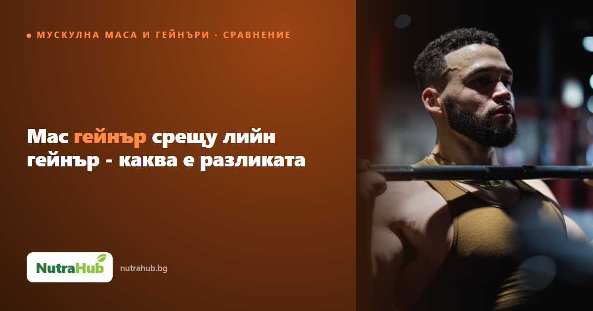 Мас гейнър срещу лийн гейнър - каква е разликата
