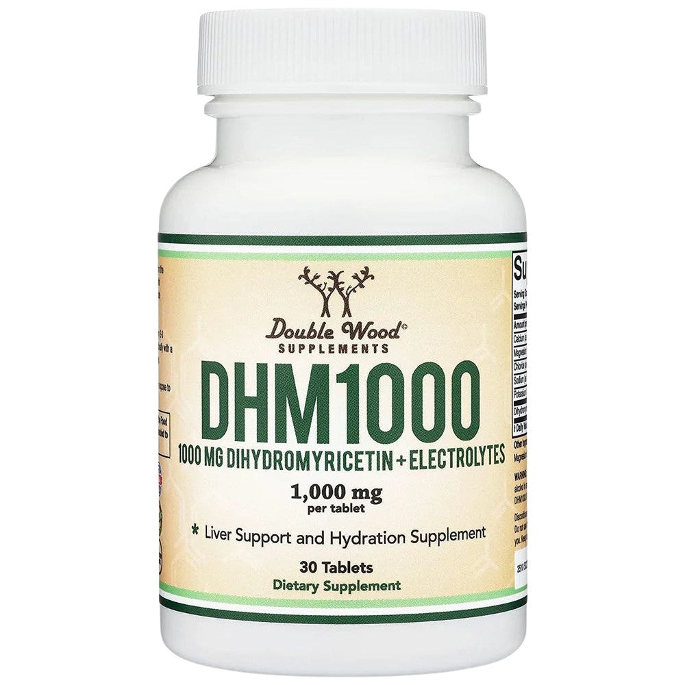 Double Wood Supplements DHM 1000 mg - Дихидромирицетин 1000 mg