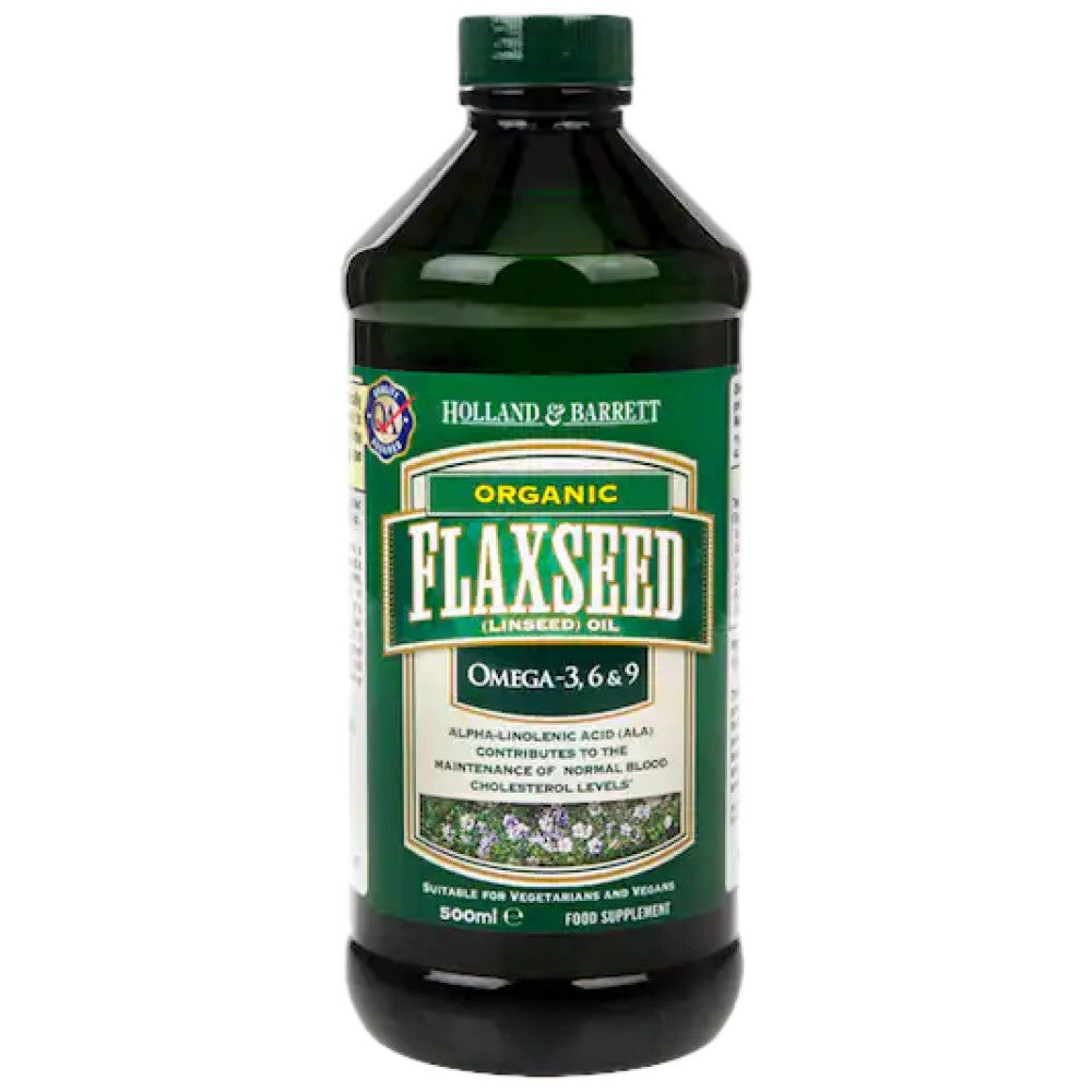 Holland And Barrett Flaxseed Oil Organic - Органично ленено масло
