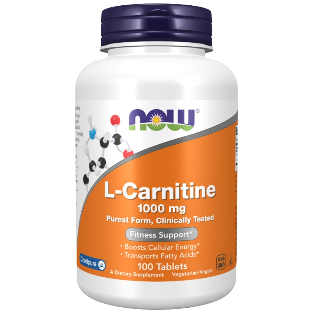 NOW Foods L-Carnitine 1000 mg Carnipure - L-Карнитин 1000 mg Carnipure