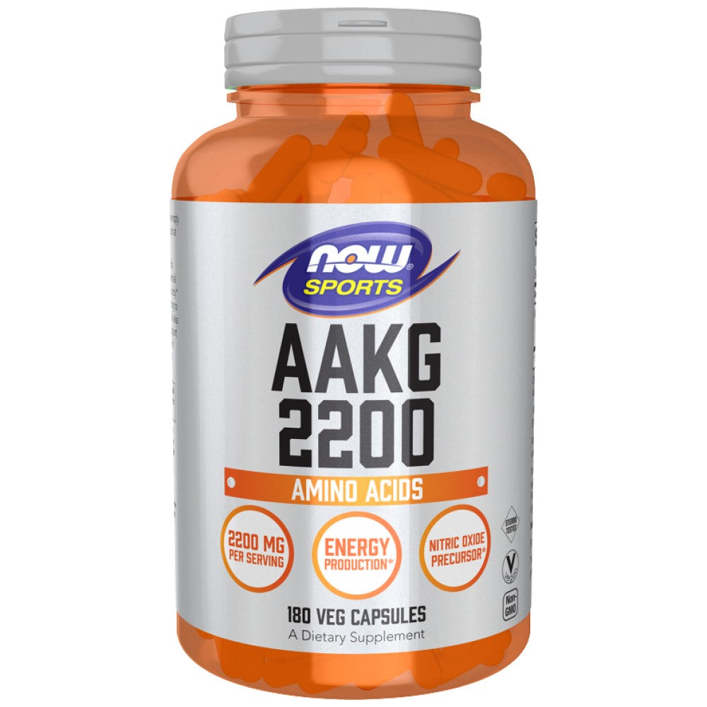 NOW Foods AAKG 2200 550 mg - Аргинин AKG 550 mg