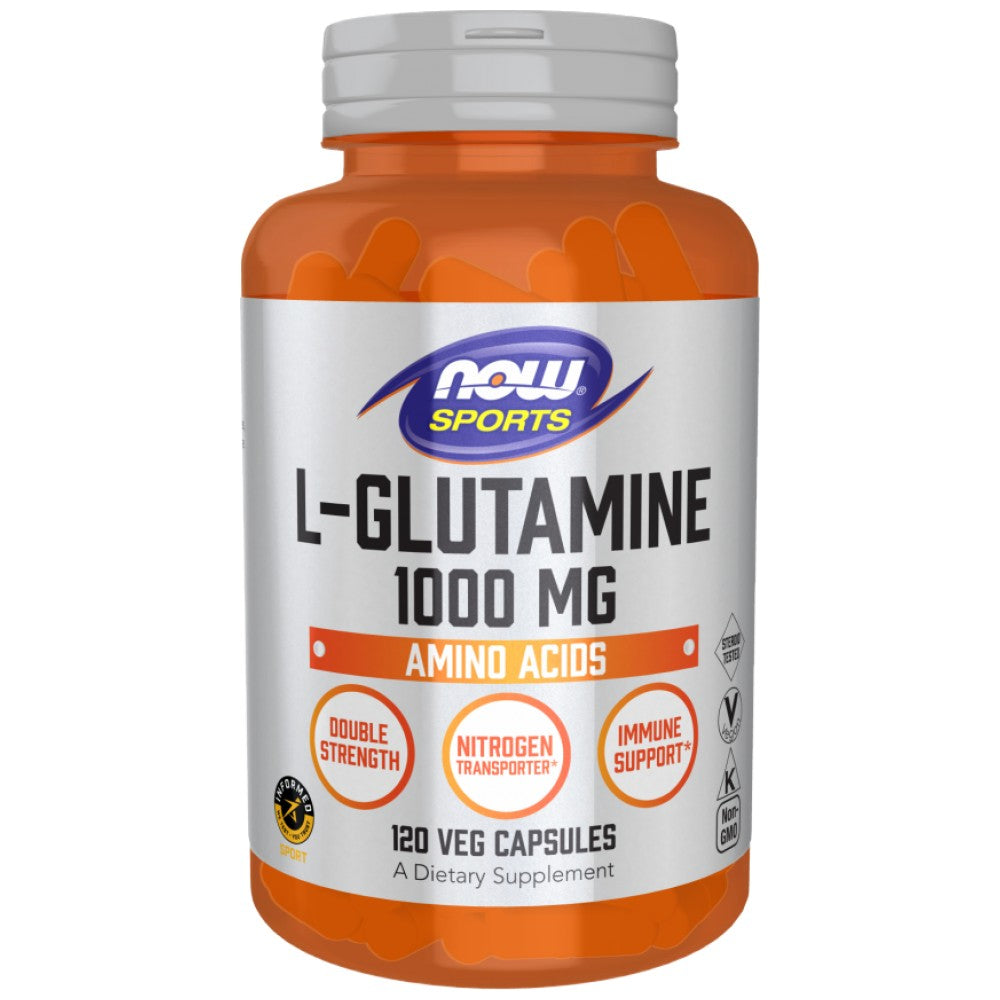 NOW Foods L-Glutamine 1000 mg - Глутамин 1000 mg