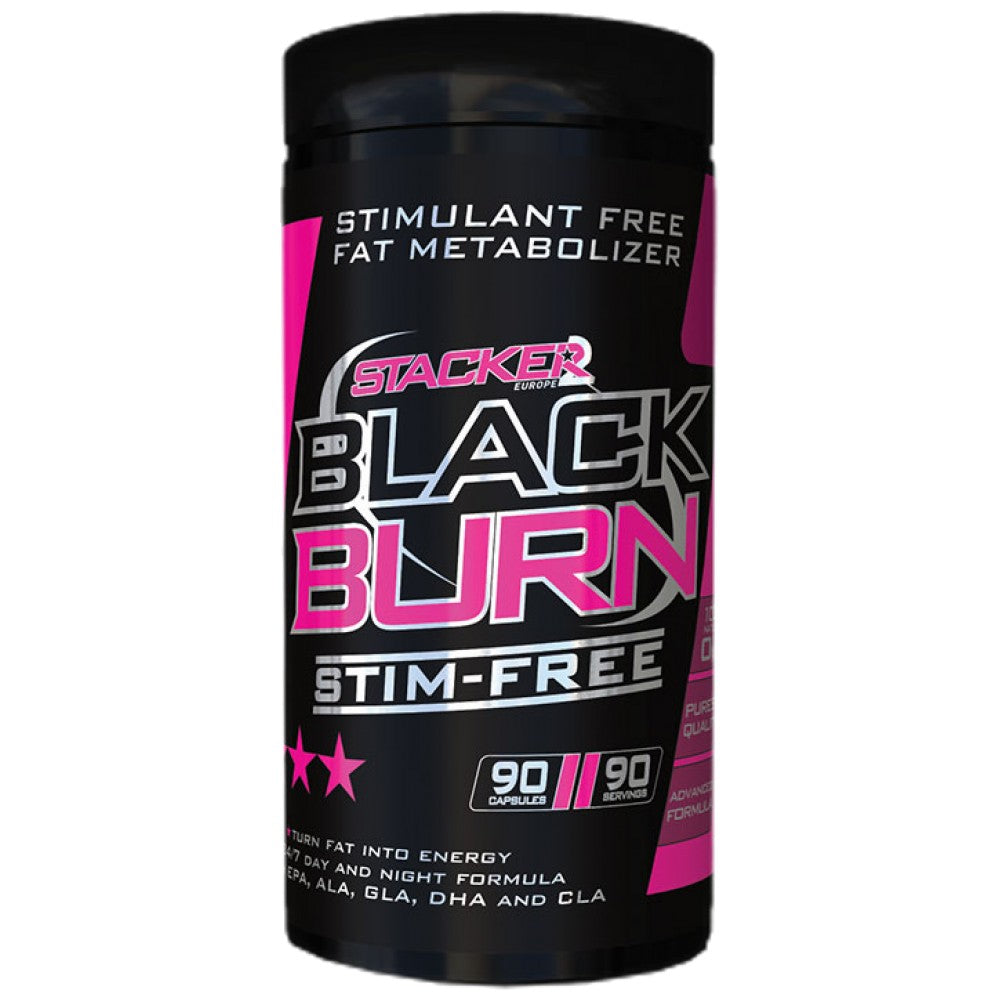 Stacker Black Burn Stim-Free - Фетбърнър без стимуланти