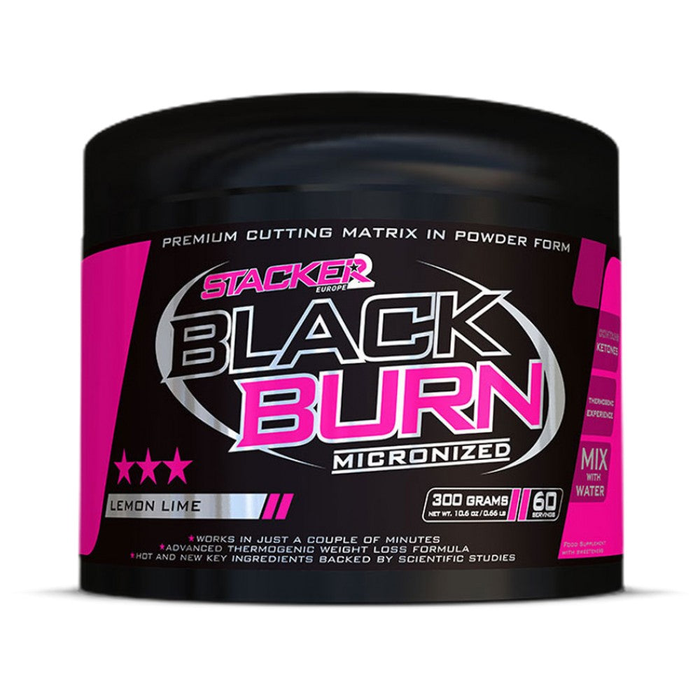 Stacker Black Burn Micronized - Термогенен фетбърнър