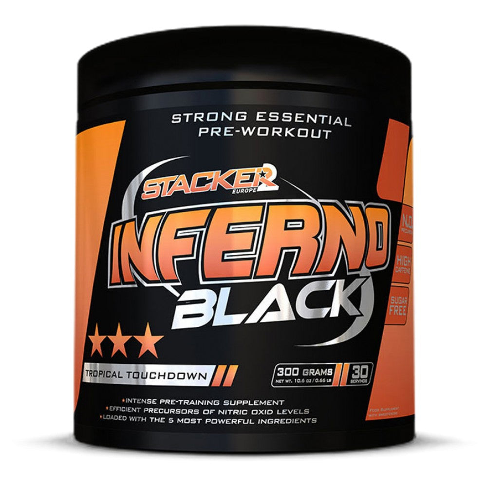 Stacker Inferno Black Pre-Workout - Силна предтренировъчна формула
