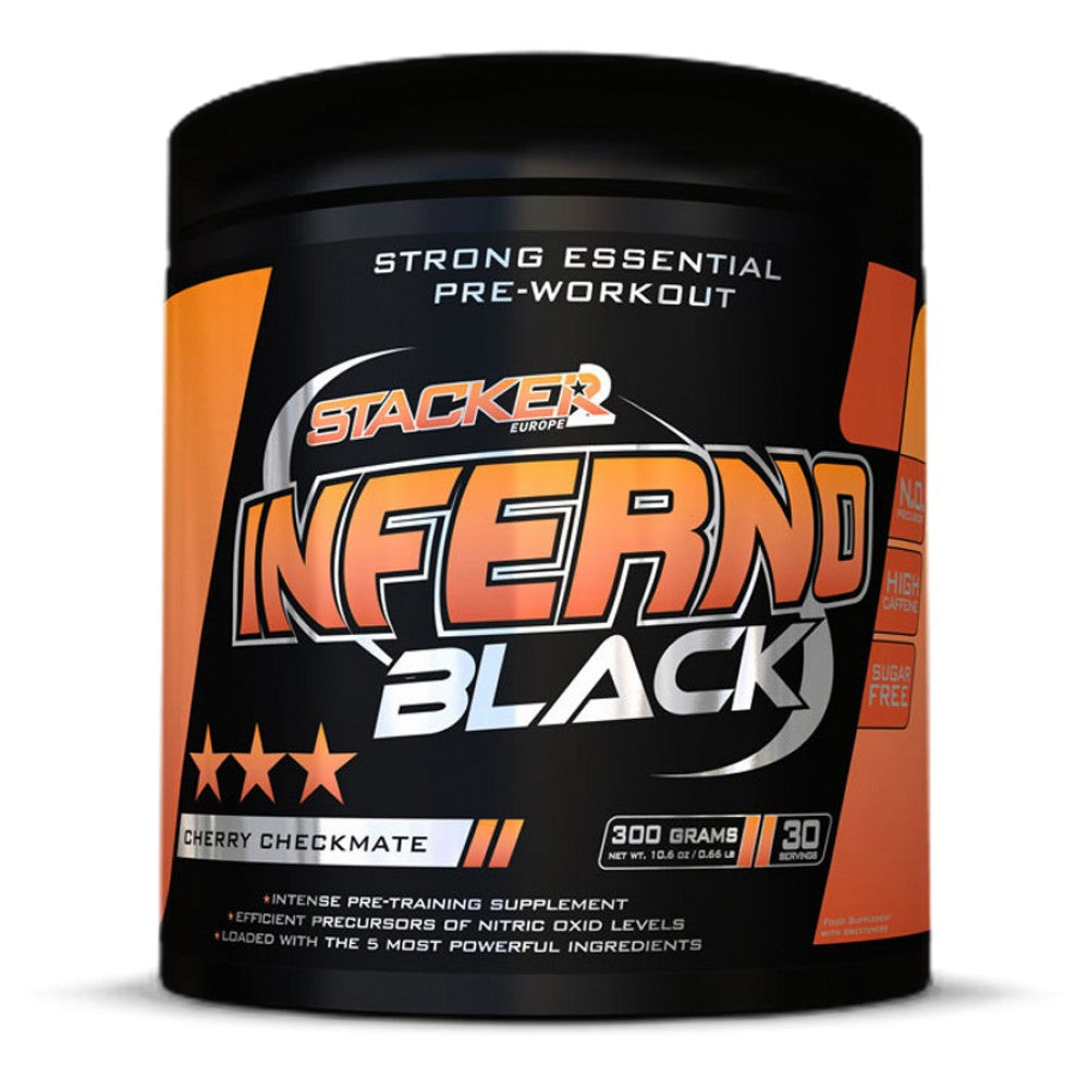 Stacker Inferno Black Pre-Workout - Силна предтренировъчна формула