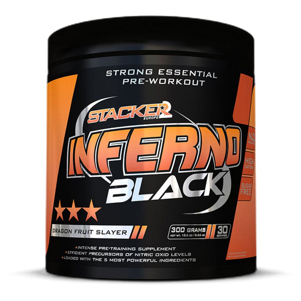 Stacker Inferno Black Pre-Workout - Силна предтренировъчна формула