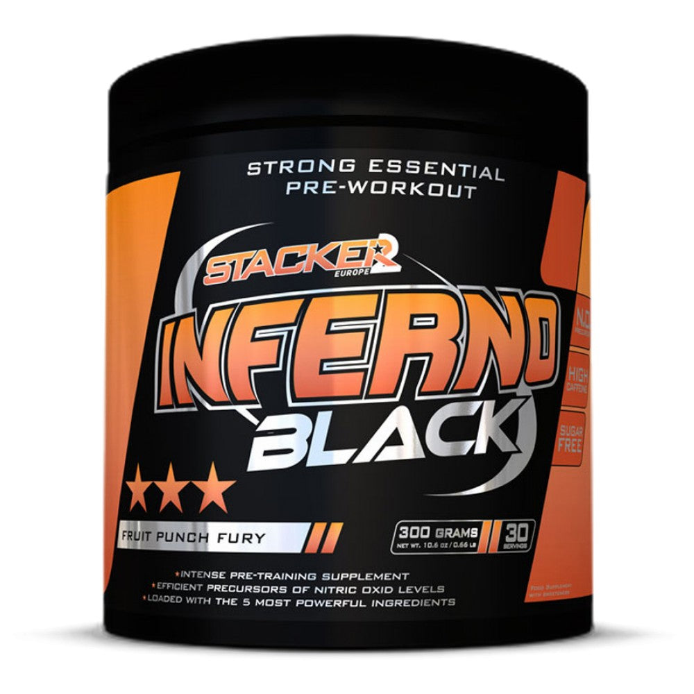 Stacker Inferno Black Pre-Workout - Силна предтренировъчна формула