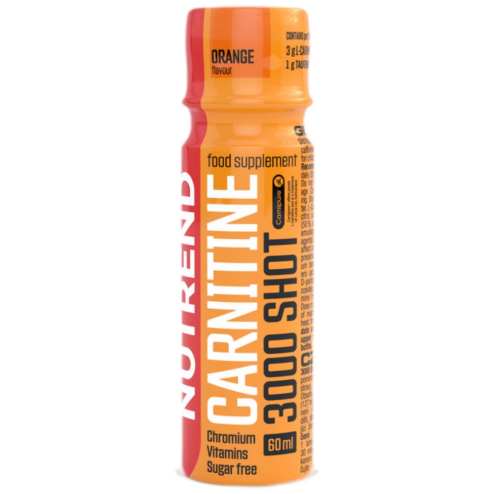 Nutrend Carnitine 3000 Shot - L-Карнитин 3000 шот