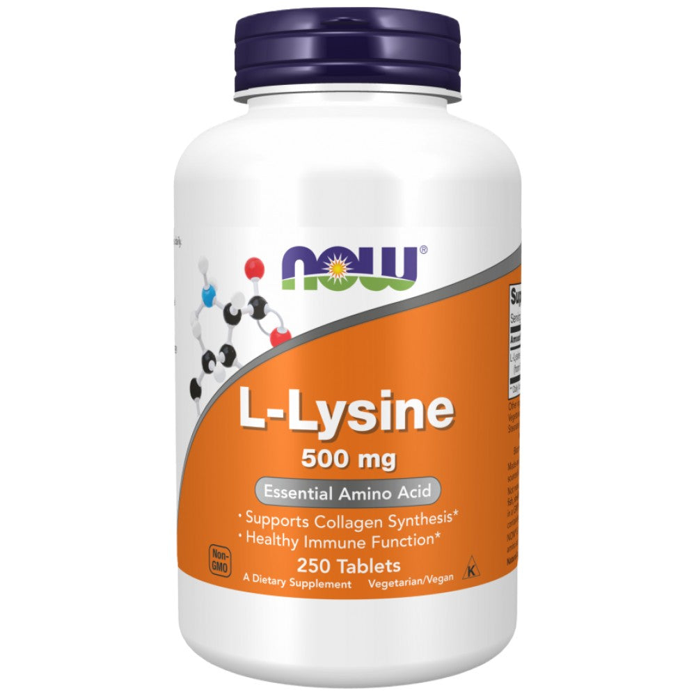 NOW Foods L-Lysine 500 mg - L-Лизин 500 mg
