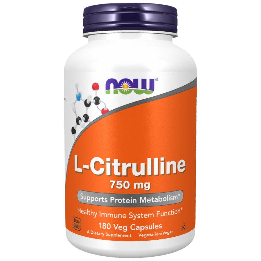 NOW Foods L-Citrulline 750 mg - L-Цитрулин 750 mg