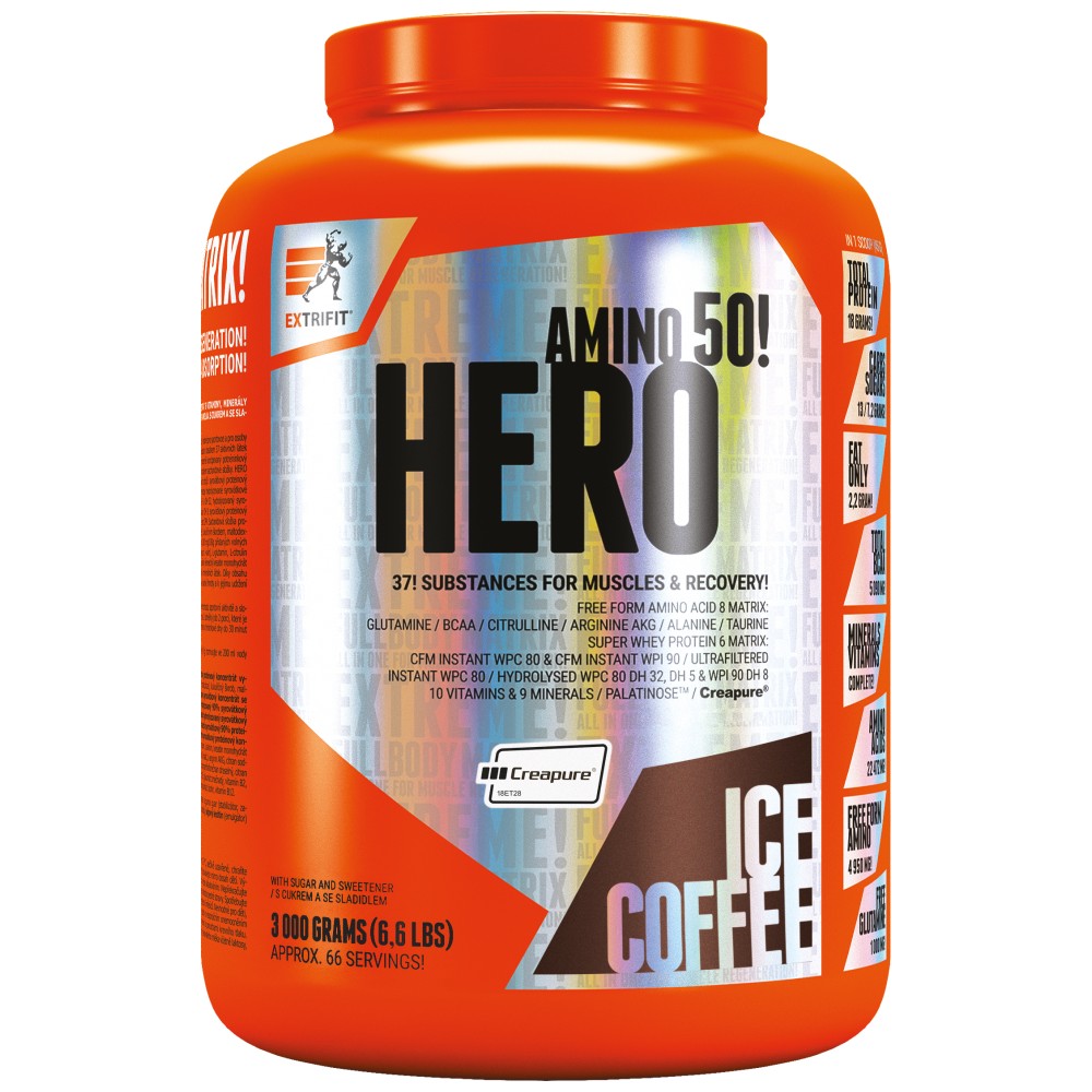 Extrifit Sports Nutrition HERO Amino 50 - Аминокиселинна олл-ин-уан формула