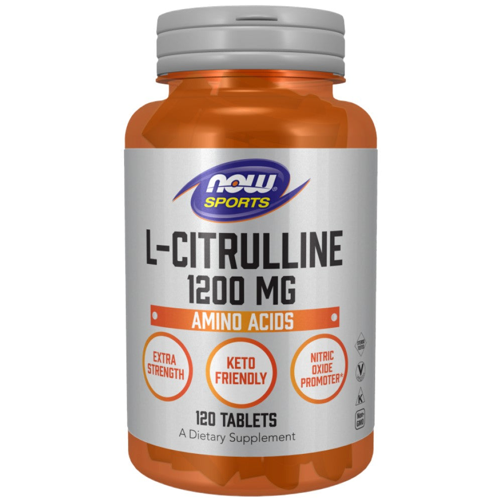 NOW Foods L-Citrulline 1200 mg Extra Strength - L-Цитрулин 1200 mg