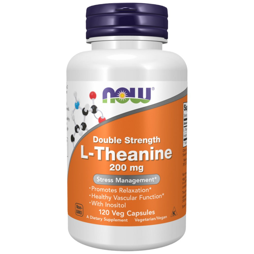 NOW Foods L-Theanine 200 mg - L-Теанин 200 mg