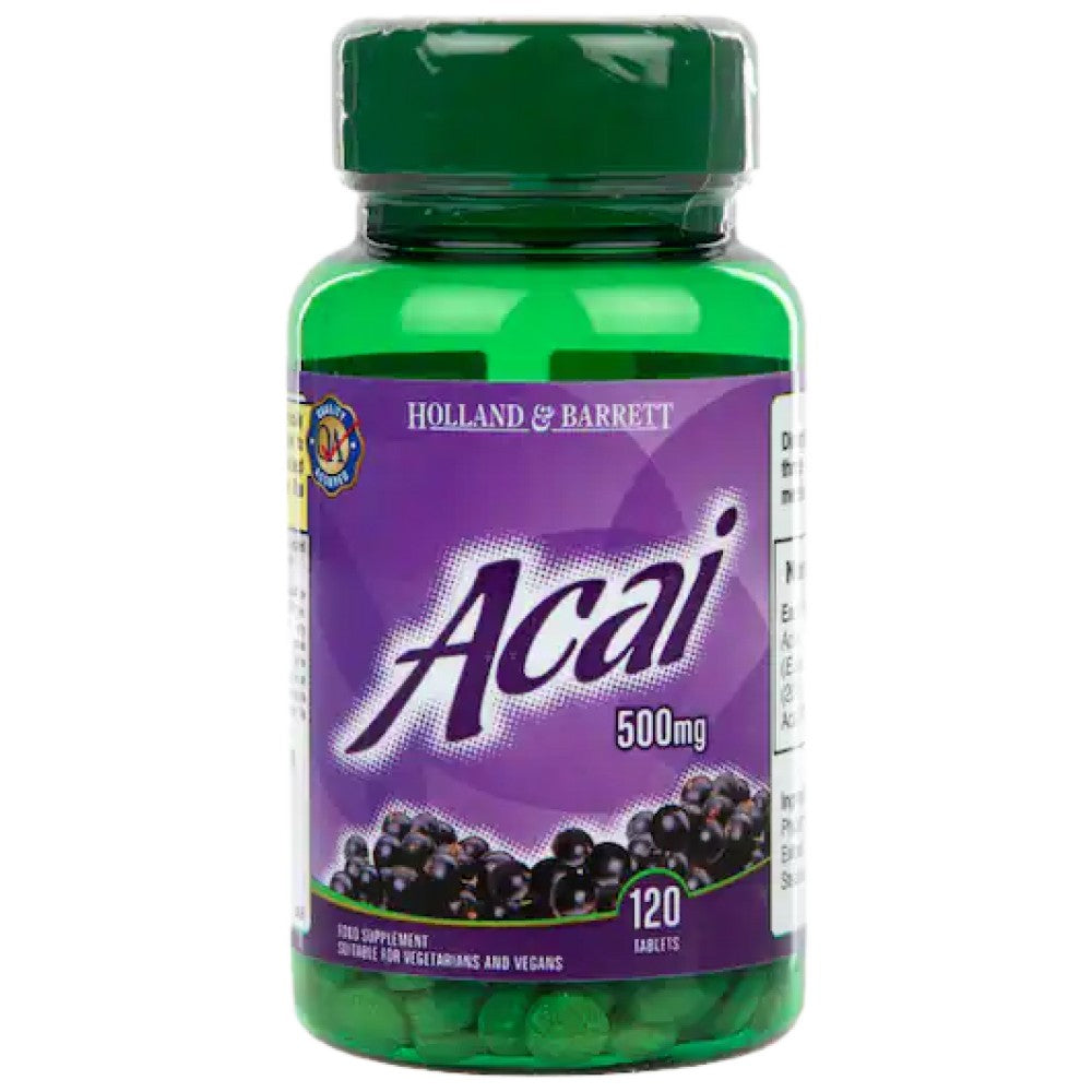 Holland And Barrett Acai Berry 500 mg - Акай бери 500 mg
