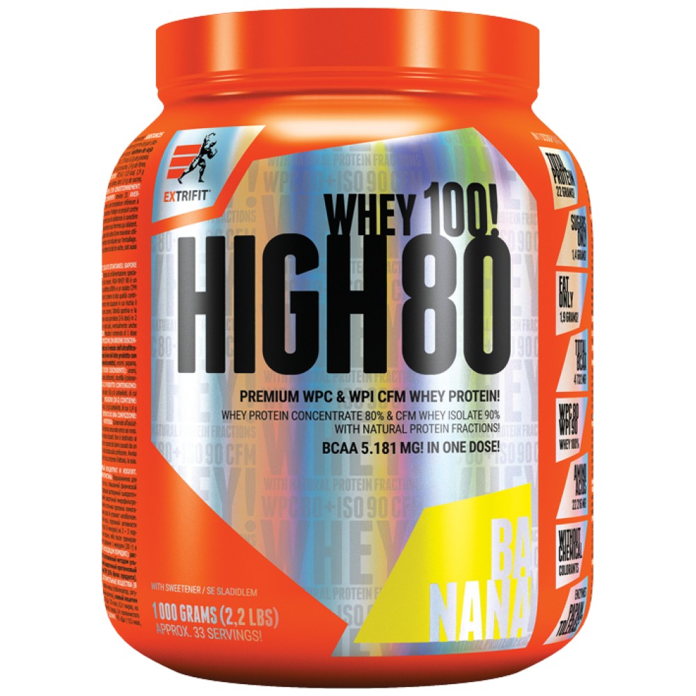 Extrifit Sports Nutrition High Whey 80 - Суроватъчен протеин концентрат 80%