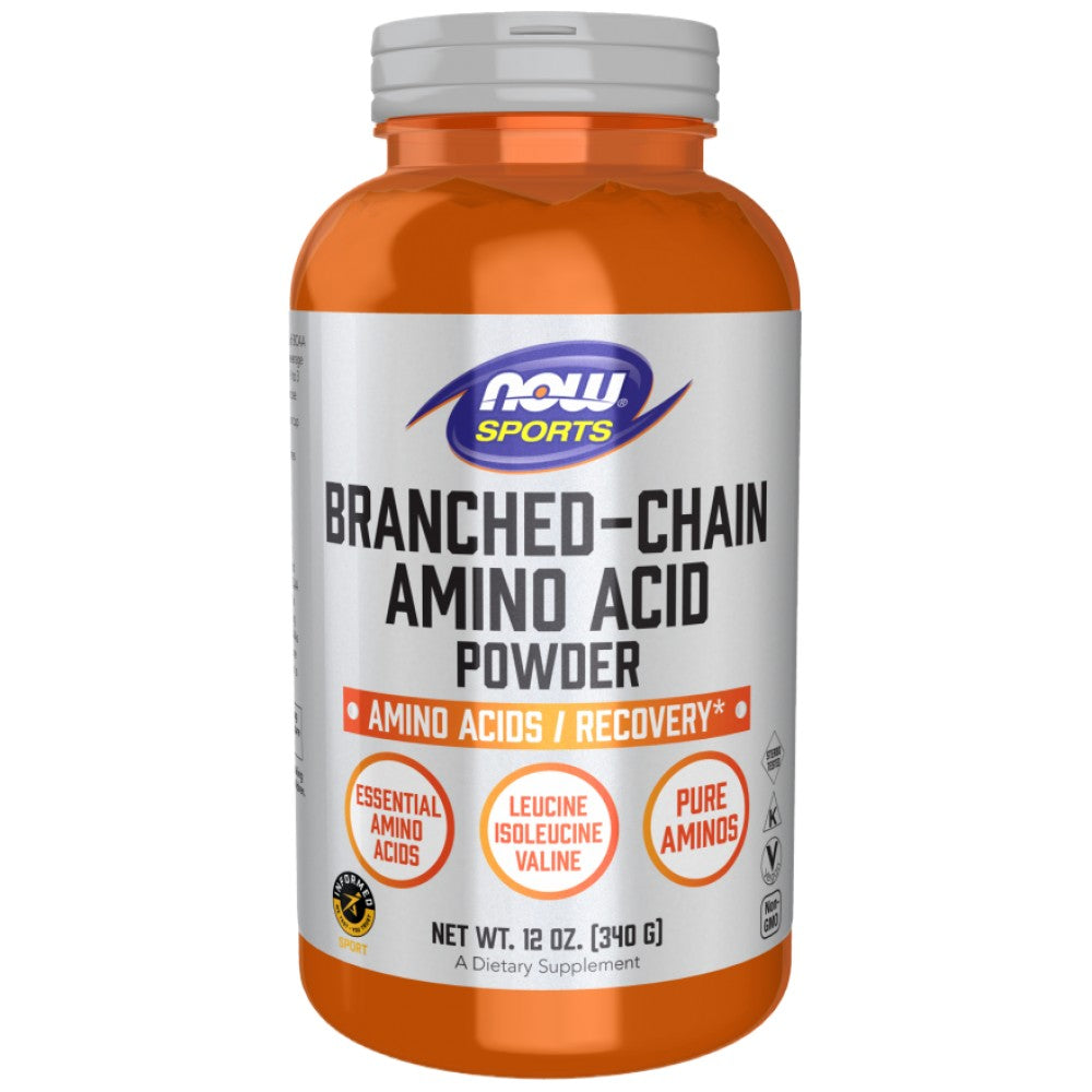 NOW Foods Branched Chain Amino Acid Powder - BCAA на прах