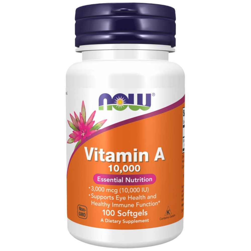 NOW Foods Vitamin A 10000 IU - Витамин А 10000 IU