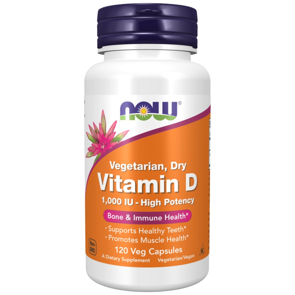 NOW Foods Vitamin D 1000 IU Vegetarian Dry - Витамин Д 1000 IU (веган)