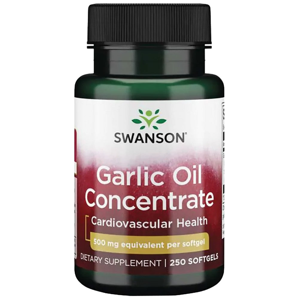 SWANSON Garlic Oil 500 mg - Чесново масло 500 mg