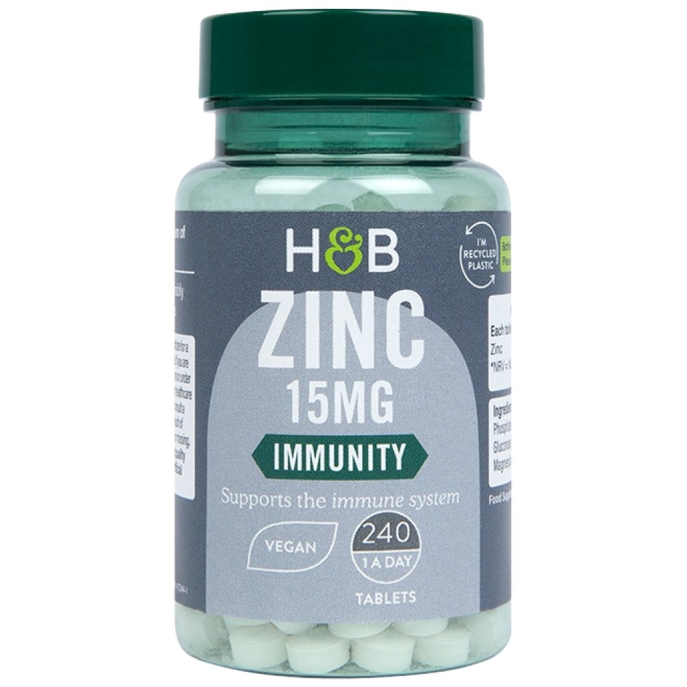 Holland And Barrett Zinc Gluconate 15 mg - Цинк глюконат 15 mg