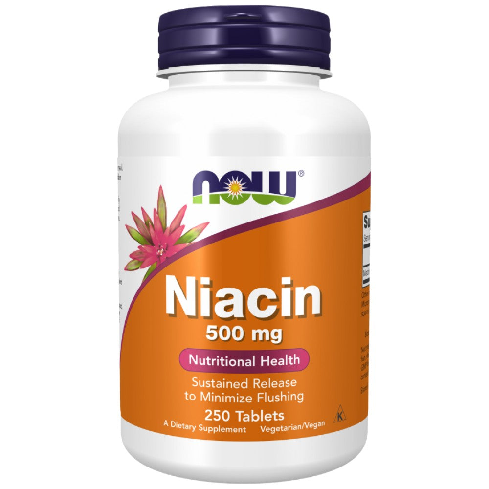 NOW Foods Niacin 500 mg - Ниацин Витамин Б3 500 mg