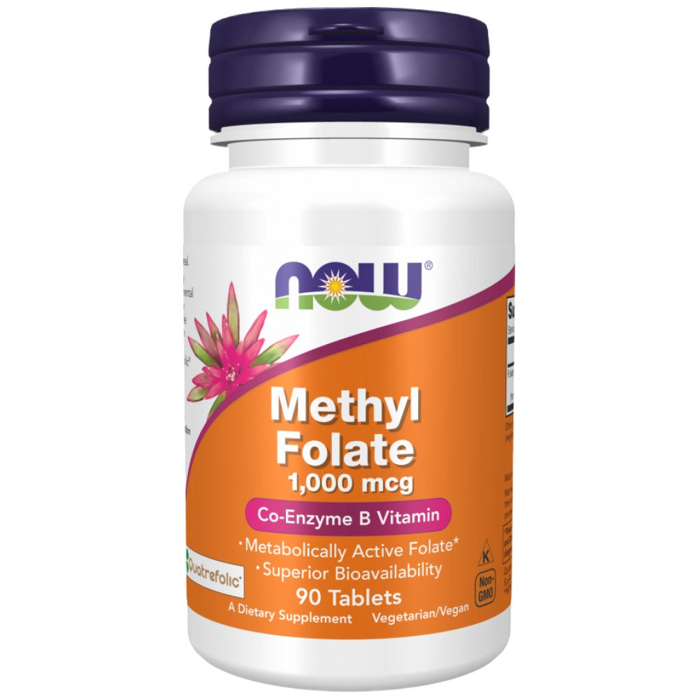 NOW Foods Methyl Folate 1000 mcg - Метилфолат 1000 mcg