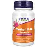 NOW Foods Methyl B-12 5000 mcg with Folic Acid Quatrefolic - Витамин B12 с фолиева киселина