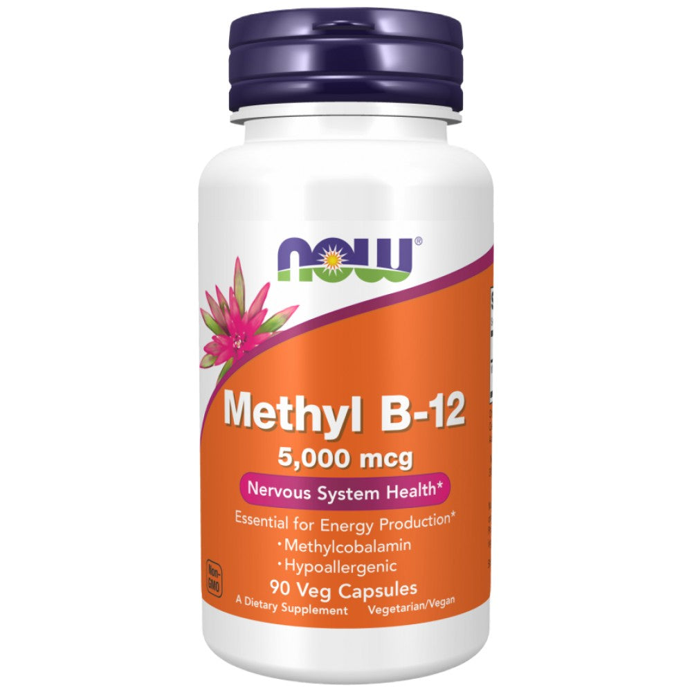 NOW Foods Methyl B-12 5000 mcg - Витамин B12 метилкобаламин 5000 mcg