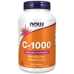 NOW Foods Vitamin C-1000 with Rose Hips + Bioflavonoids - Витамин С 1000 с шипка