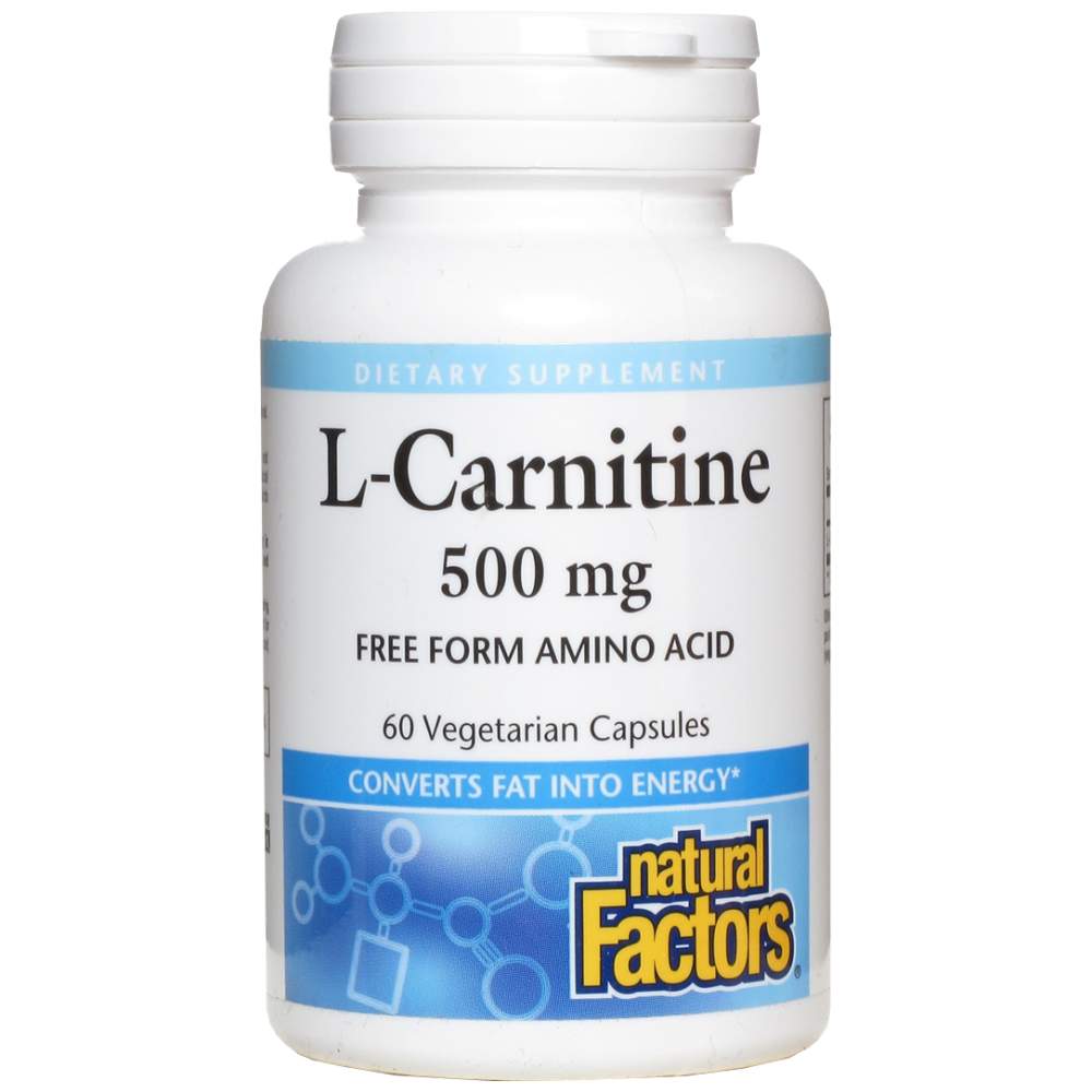 Natural Factors L-Carnitine 500 mg - Л-Карнитин 500 mg