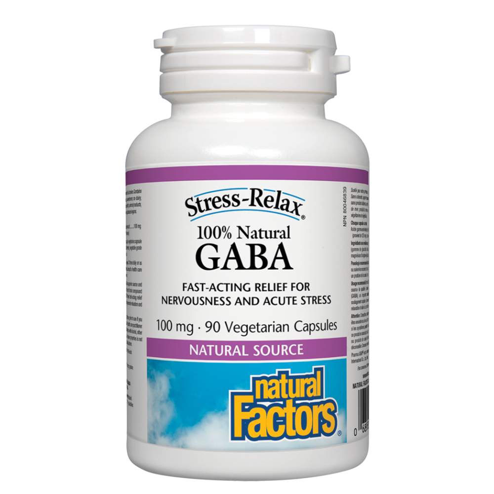 Natural Factors GABA 100 mg - ГАБА 100 mg