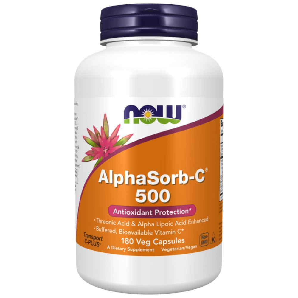 NOW Foods AlphaSorb-C 500 mg - Буфериран Витамин Ц 500 mg
