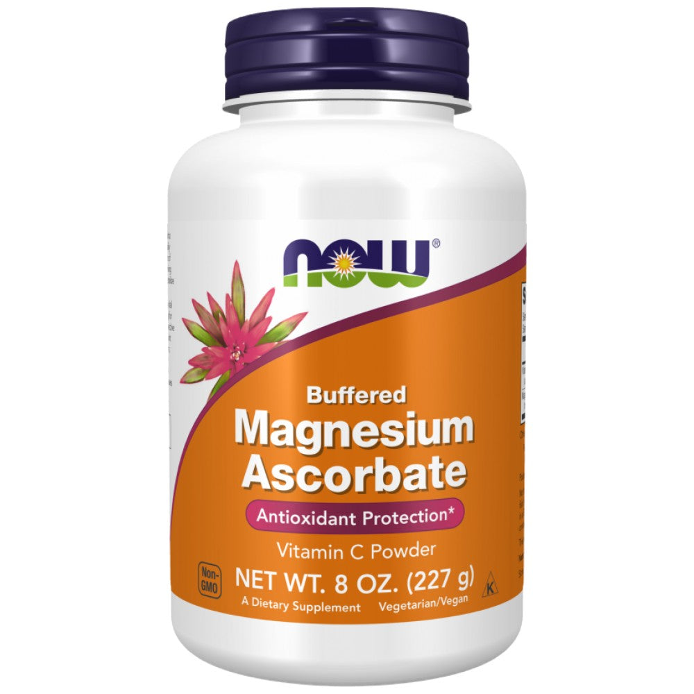 NOW Foods Magnesium Ascorbate Powder Pure Buffered Vitamin C - Буфериран Витамин Ц на прах