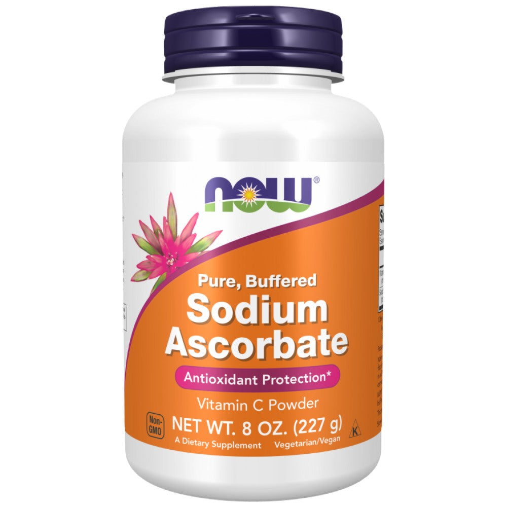 NOW Foods Sodium Ascorbate Powder Pure Buffered Vitamin C - Буфериран Витамин Ц на прах