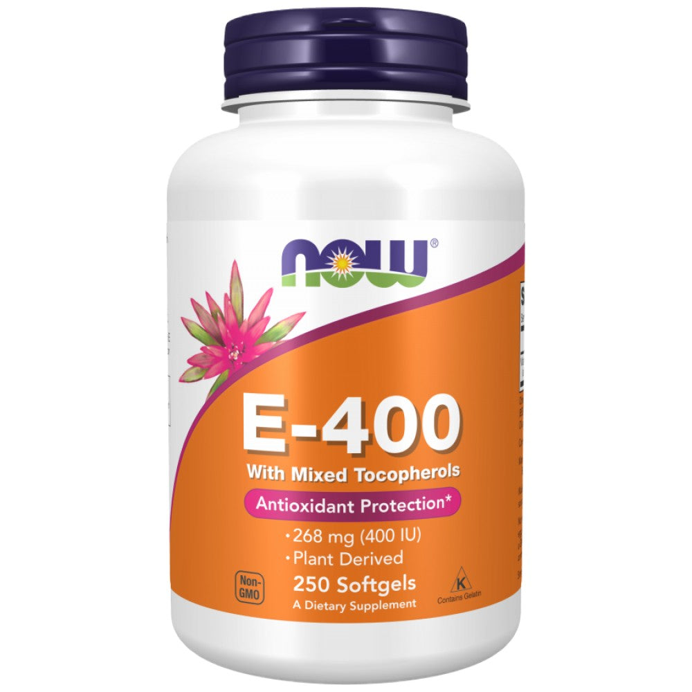 NOW Foods Vitamin E-400 IU MT - Витамин Е 400 IU