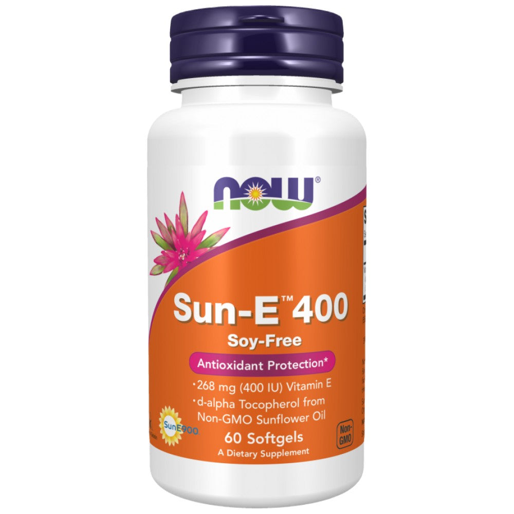 NOW Foods Vitamin E Sun-E 400 IU - Витамин Е 400 IU