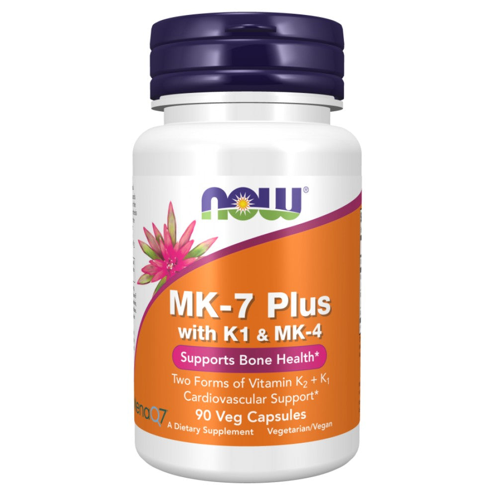 NOW Foods MK-7 Plus with Vitamin K1 & MK-4 - Витамин К комплекс MK-7