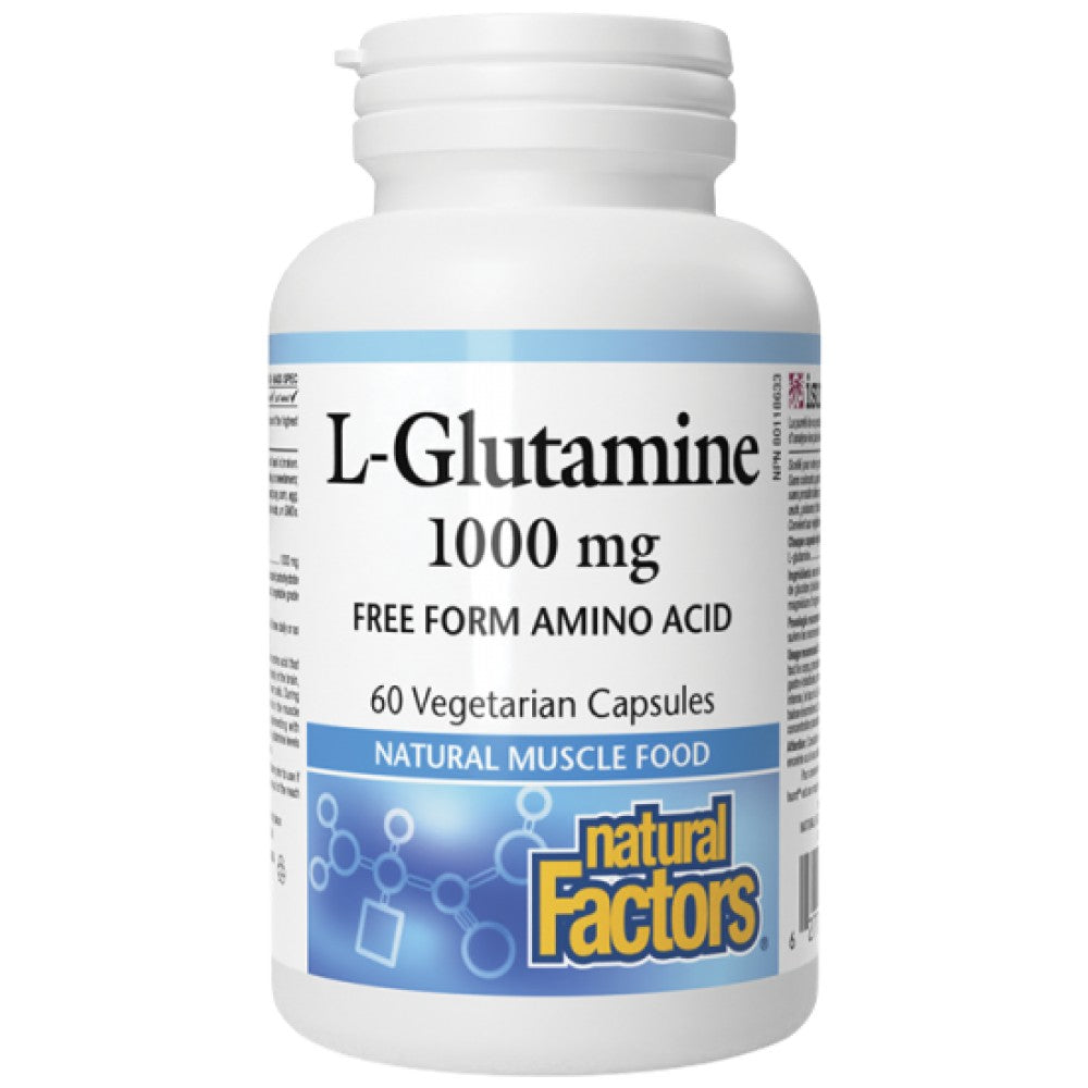Natural Factors L-Glutamine 1000 mg - L-Глутамин 1000 mg