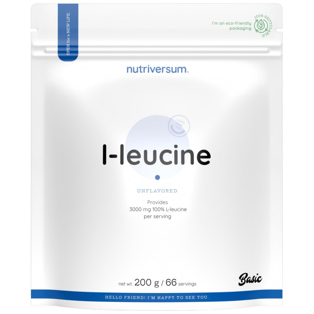 Nutriversum L-Leucine Powder 100% Pure - Левцин на прах
