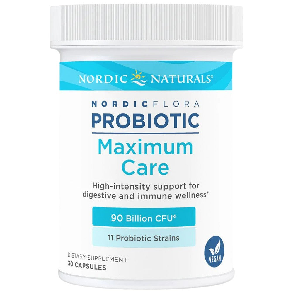 Nordic Naturals Nordic Flora Probiotic Maximum Care 90 Billion Active Cells - Пробиотик 90 млрд. клетки