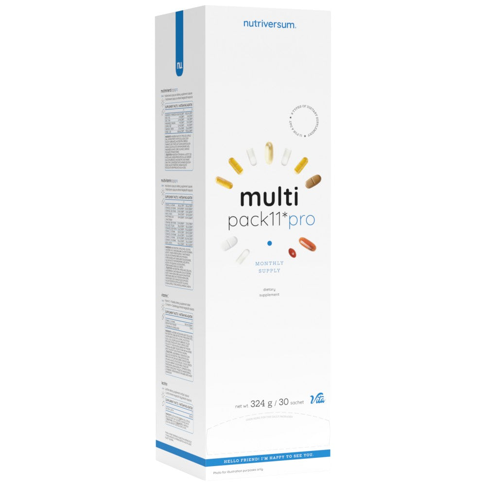 Nutriversum Multi Pack 11 Pro - Мултивитаминен пакет All-in-One