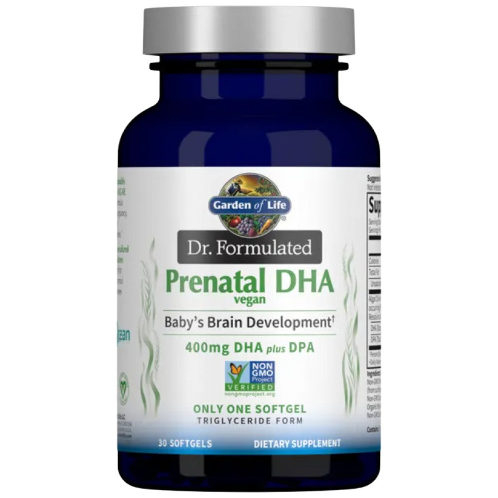 Garden Of Life Dr. Formulated Prenatal DHA 400 mg - DHA за бременни 400 mg