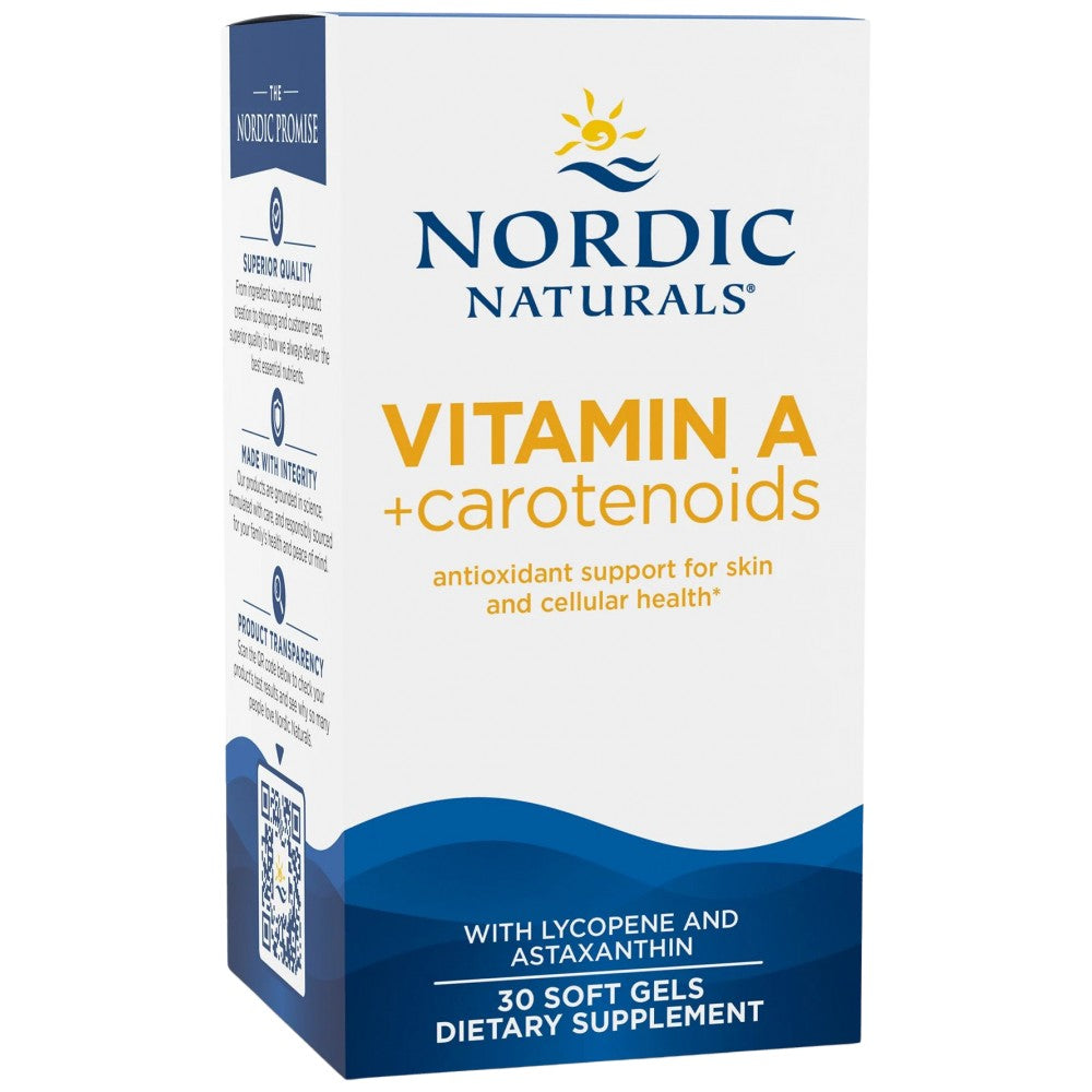 Nordic Naturals Vitamin A + Carotenoids - Витамин А с каротеноиди