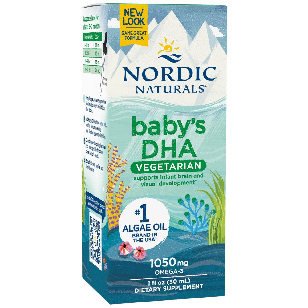 Nordic Naturals Baby's DHA 1050 mg Omega-3 Vegetarian - Веган DHA за бебета