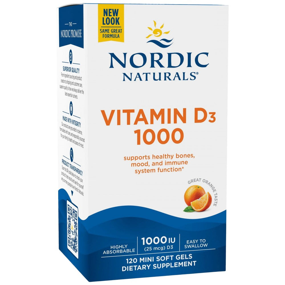 Nordic Naturals Vitamin D3 1000 IU - Витамин Д3 1000 IU